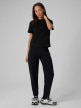 mini: Damski t-shirt bez nadruku 4F 4FRSS26TTSHF3985 - czarny (2)