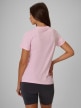 mini: Damski t-shirt z nadrukiem 4F 4FRSS26TTSHF4019 - różowy (4)