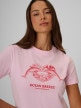 mini: Damski t-shirt z nadrukiem 4F 4FRSS26TTSHF4019 - różowy (3)