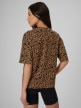 mini: Damski t-shirt z nadrukiem 4F 4FRSS26TTSHF4024 - brązowy (4)