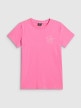 Obrazek dla: 4F Damski tshirt z nadrukiem 4F 4FRSS26TTSHF4537  różowy Różowy