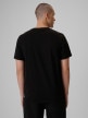mini: Męski t-shirt z nadrukiem 4F 4FRSS26TTSHM3804 - czarny (4)