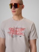 mini: Męski t-shirt z nadrukiem 4F 4FRSS26TTSHM3804 - beżowy (3)