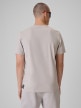 mini: Męski t-shirt z nadrukiem 4F 4FRSS26TTSHM3804 - beżowy (4)