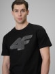 mini: Męski t-shirt z nadrukiem 4F 4FRSS26TTSHM3805 - czarny (3)