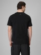 mini: Męski t-shirt z nadrukiem 4F 4FRSS26TTSHM3805 - czarny (4)
