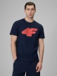 Obrazek dla: 4F Męski tshirt z nadrukiem 4F 4FRSS26TTSHM3805  granatowy Granatowy