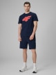 mini: Męski t-shirt z nadrukiem 4F 4FRSS26TTSHM3805 - granatowy (2)
