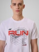 mini: Męski t-shirt z nadrukiem 4F 4FRSS26TTSHM3806 - biały (2)