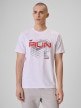 mini: Męski t-shirt z nadrukiem 4F 4FRSS26TTSHM3806 - biały (1)