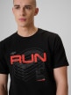 mini: Męski t-shirt z nadrukiem 4F 4FRSS26TTSHM3806 - czarny (3)