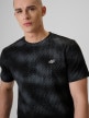 mini: Męski t-shirt z nadrukiem 4F 4FRSS26TTSHM3807 - czarny (3)