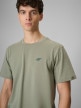 mini: Męski t-shirt z nadrukiem 4F 4FRSS26TTSHM3814 - oliwkowy (3)