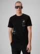 Obrazek dla: 4F Męski tshirt z nadrukiem 4F 4FRSS26TTSHM3872  czarny Czarny