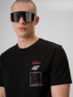 mini: Męski t-shirt z nadrukiem 4F 4FRSS26TTSHM3872 - czarny (3)