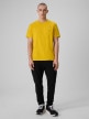 mini: Męski t-shirt z nadrukiem 4F 4FRSS26TTSHM3873 - żółty (2)