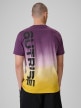 mini: Męski t-shirt z nadrukiem 4F 4FRSS26TTSHM3877 - fioletowy (6)