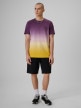mini: Męski t-shirt z nadrukiem 4F 4FRSS26TTSHM3877 - fioletowy (3)