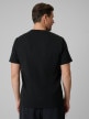 mini: Męski t-shirt z nadrukiem 4F 4FRSS26TTSHM3989 - czarny (6)