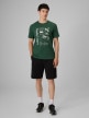 mini: Męski t-shirt z nadrukiem 4F 4FRSS26TTSHM4008 - zielony (2)