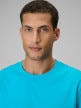 mini: Męski t-shirt bez nadruku 4F 4FRSS26TTSHM4261 - niebieski (3)