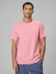 Obrazek dla: 4F Męski tshirt bez nadruku 4F 4FRSS26TTSHM4261  różowy Różowy