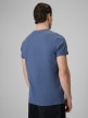 mini: Męski t-shirt bez nadruku 4F 4FRSS26TTSHM4378 - granatowy (4)