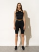 mini: Damskie legginsy kolarki treningowe 4F x Anna Lewandowska 4FSS22TTIGF016 - czarne (1)