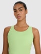 mini: Damski top treningowy szybkoschnący 4F 4FWAW25TFSLF571 - zielony (3)