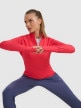 mini: Damska bluza do biegania 4F 4FWAW25TFSWF578 - czerwona (5)