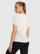 mini: Damska koszulka do biegania 4F 4FWAW25TFTSF1502 - biała (9)