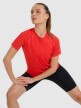 mini: Damska koszulka do biegania 4F 4FWAW25TFTSF1502 - czerwona (7)