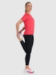 mini: Damska koszulka do biegania 4F 4FWAW25TFTSF1502 - czerwona (7)