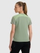 mini: Damska koszulka do biegania 4F 4FWAW25TFTSF1510 - zielona (9)