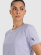 mini: Damska koszulka treningowa 4F 4FWAW25TFTSF1519 - fioletowa (3)