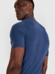 mini: Męska koszulka treningowa 4F 4FWAW25TFTSM1460 - granatowa (6)