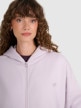 mini: Damska bluza rozpinana z kapturem 4F 4FWAW25TSWSF1886 - fioletowa (4)