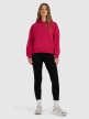 mini: Damska bluza nierozpinana z kapturem 4F 4FWAW25TSWSF1887 - różowa (5)