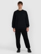 mini: Męska bluza nierozpinana bez kaptura 4F 4FWAW25TSWSM1924 - czarna (6)