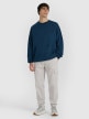 mini: Męska bluza nierozpinana bez kaptura 4F 4FWAW25TSWSM1924 - granatowa (2)