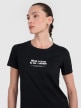 mini: Damski t-shirt z nadrukiem 4F 4FWAW25TTSHF2322 - czarny (3)