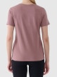 mini: Damski t-shirt z nadrukiem 4F 4FWAW25TTSHF2322 - brązowy (2)