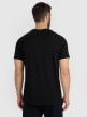 mini: Męski t-shirt z nadrukiem 4F 4FWAW25TTSHM2359 - czarny (4)