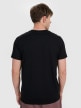 mini: Męski t-shirt z nadrukiem 4F 4FWAW25TTSHM2962 - czarny (4)