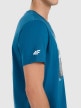 mini: Męski t-shirt z nadrukiem 4F 4FWAW25TTSHM3124 - niebieski (4)