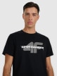 mini: Męski t-shirt z nadrukiem 4F 4FWAW25TTSHM3127 - czarny (4)
