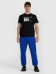 mini: Męski t-shirt z nadrukiem 4F 4FWAW25TTSHM3130 - czarny (5)