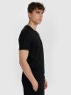 mini: Męski t-shirt z nadrukiem 4F 4FWAW25TTSHM3131 - czarny (3)