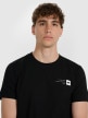 mini: Męski t-shirt z nadrukiem 4F 4FWAW25TTSHM3131 - czarny (4)
