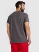 mini: Męski t-shirt z nadrukiem 4F 4FWAW25TTSHM3131 - szary (4)